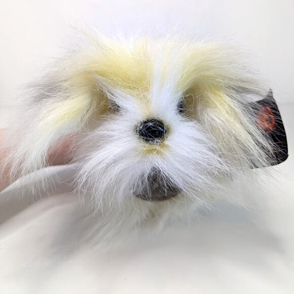 Vintage Aurora Lhasa Apso Shih Tzu Plush 96 Realistic Dog Puppy Stuff Animal 9" - Picture 5 of 10